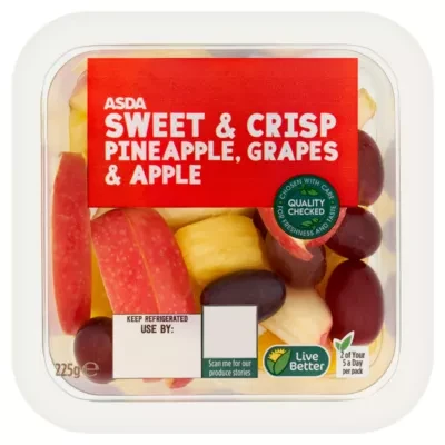 ASDA Sweet & Crisp Pineapple, Grapes & Apple 225g