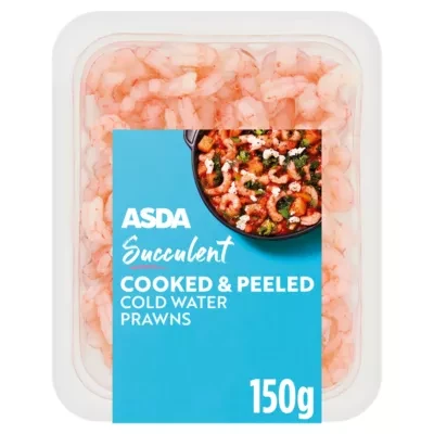 ASDA Cooked & Peeled Cold Water Prawns 150g