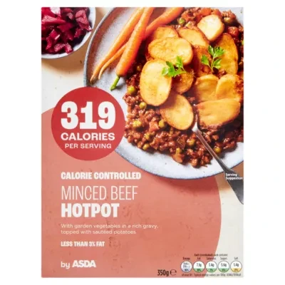 ASDA Calorie Controlled Minced Beef Hotpot 350g