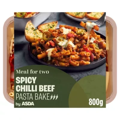 ASDA Meal for Two Spicy Chilli Beef Pasta Bake 800g