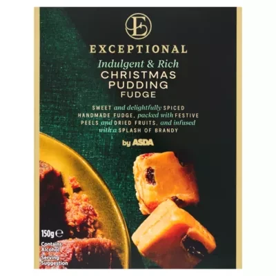 ASDA Extra Special Exceptional by  Christmas Pudding Fudge 150g