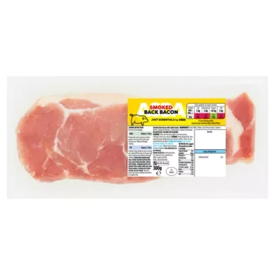 JUST ESSENTIALS by ASDA Just Essentials Smoked Back Bacon 300g