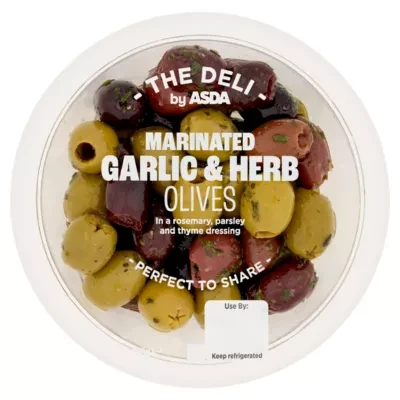 ASDA the Deli Marinated Garlic & Herb Olives 150g