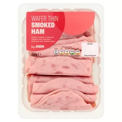 ASDA Wafer Thin Smoked Ham 400g