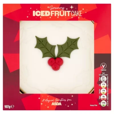 ASDA Festive Iced Fruit Cake 907g