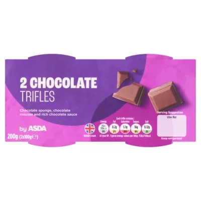 ASDA Chocolate Trifles 2 x 100g (200g)