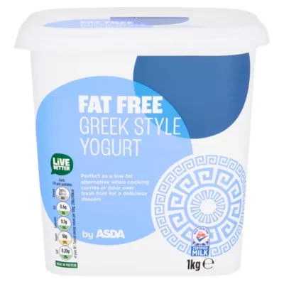 ASDA Fat Free Greek Style Yogurt 1kg