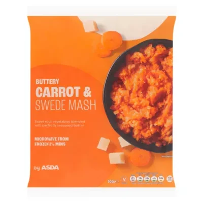 ASDA Buttery Carrot & Swede Mash 500g