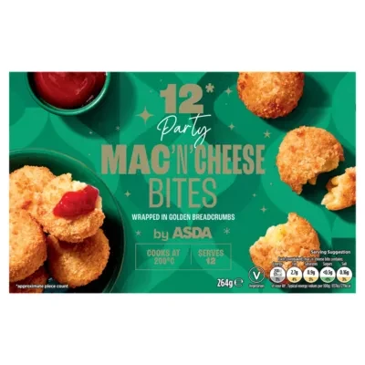 ASDA 12 Party Mac 'N' Cheese Bites 264g