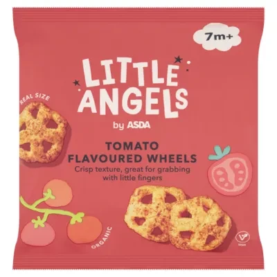 LITTLE ANGELS by ASDA Little Angels Tomato Flavoured Wheels 7+ Months 20g