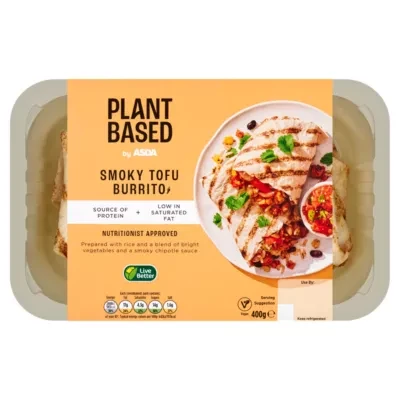 Plant Based by ASDA Plant Based by  Smoky Tofu Burrito 400g