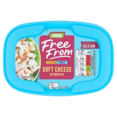 ASDA Free From Free From Soft Cheese Alternative 170g