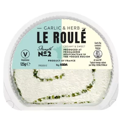 ASDA Garlic & Herb Le Roulé 125g