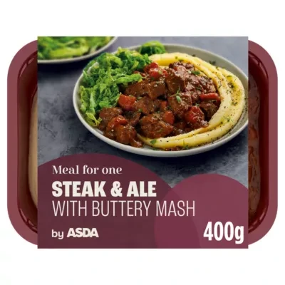 ASDA Steak & Ale with Buttery Mash 400g