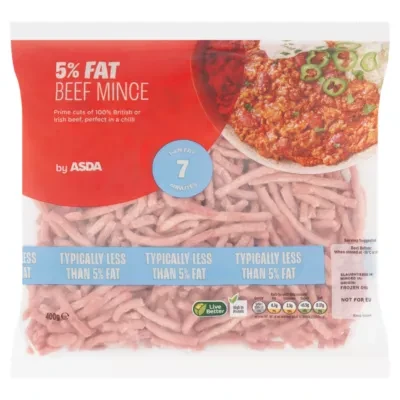 ASDA 5% Fat Beef Mince 400g