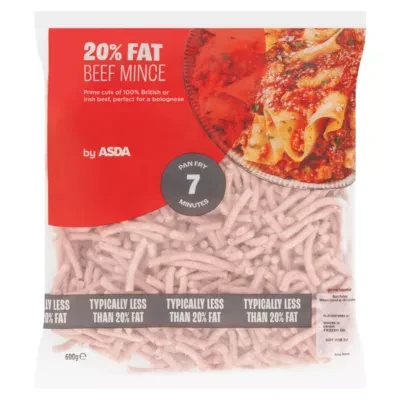 ASDA 20% Fat Beef Mince 600g