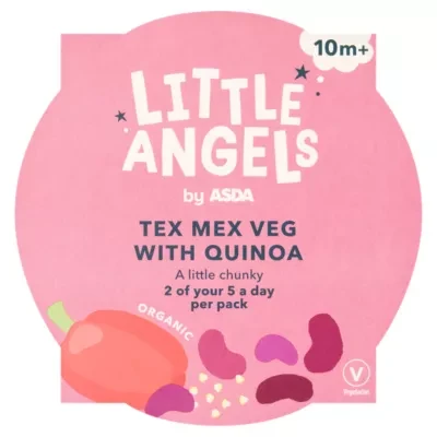 LITTLE ANGELS by ASDA Little Angels Organic Tex Mex Veg with Quinoa 10m+ 190g