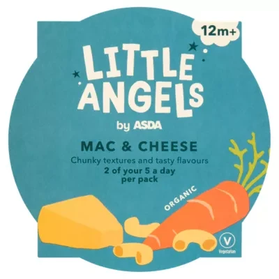 LITTLE ANGELS by ASDA Little Angels Organic Mac & Cheese 12m+ 200g
