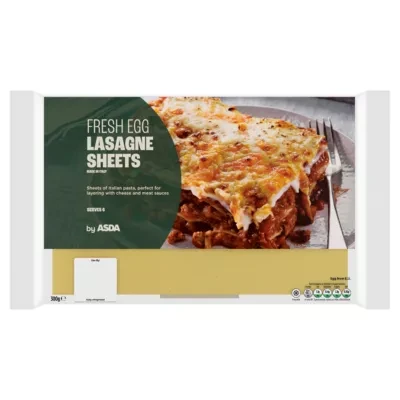 ASDA Fresh Egg Lasagne Sheets 300g