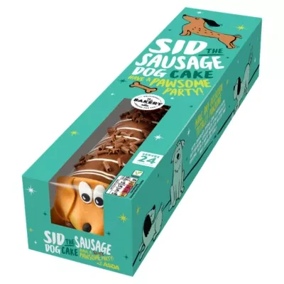The BAKERY at ASDA The Bakery Sid the Sausage Dog Cake
