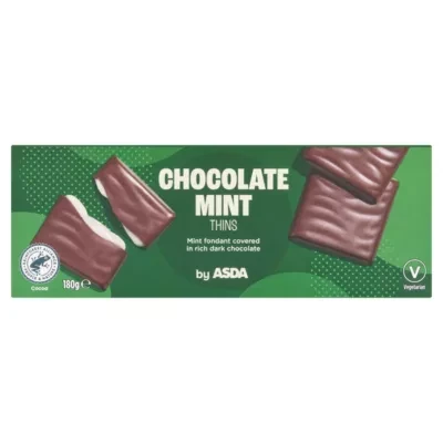 ASDA Chocolate Mint Thins 180g