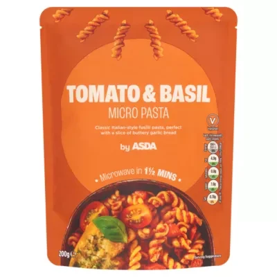 ASDA Tomato & Basil Micro Pasta 200g