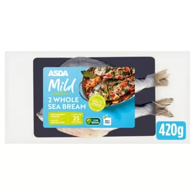 ASDA Mild 2 Whole Sea Bream 420g