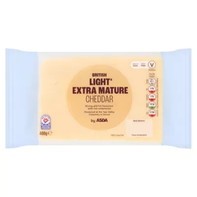 ASDA British Light Extra Mature Cheddar 400g