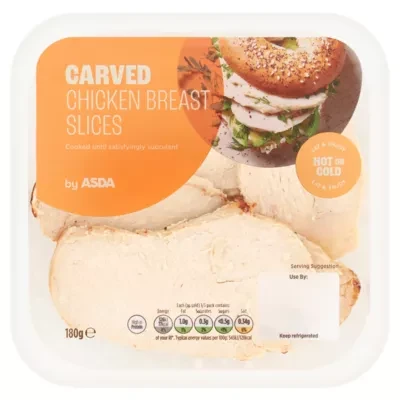 ASDA Carved Chicken Breast Slices 180g