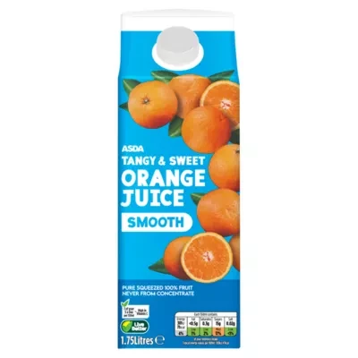 ASDA Smooth Orange Juice 1.75 Litres
