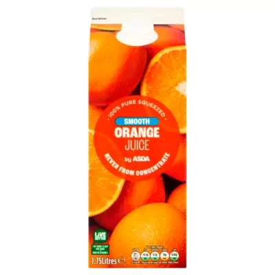 ASDA Smooth Orange Juice 1.75 Litres
