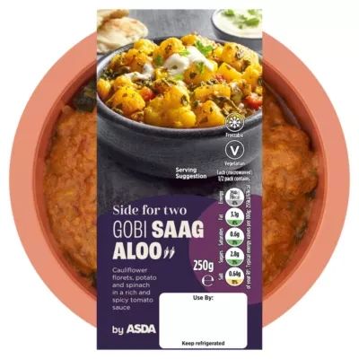 ASDA Side for Two Gobi Saag Aloo 250g