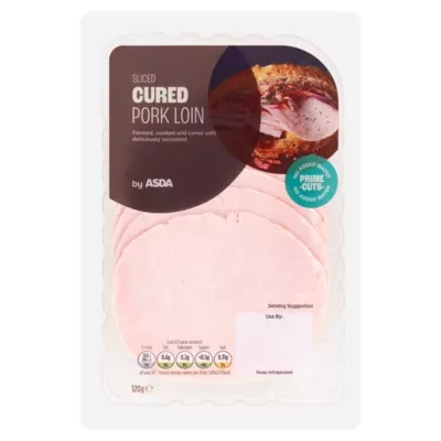 ASDA Sliced Cured Pork Loin 120g