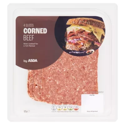 ASDA 4 Slices Corned Beef 125g