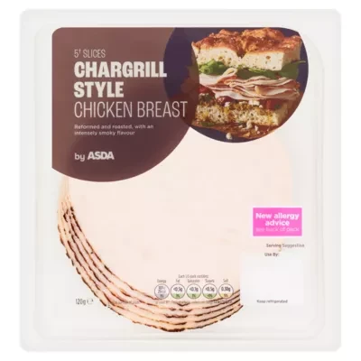ASDA Chargrill Style Chicken Breast 5 Slices 120g