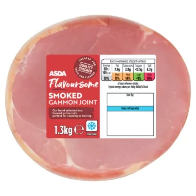 ASDA Flavoursome Smoked Gammon Joint 1.3kg