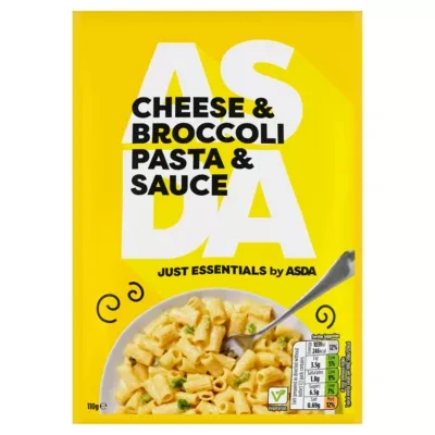 JUST ESSENTIALS by ASDA Just Essentials Cheese & Broccoli Pasta & Sauce 110g