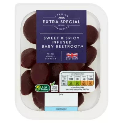 ASDA Extra Special Extra Special Sweet & Spicy Infused Baby Beetroot 175g
