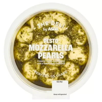 ASDA the Deli Pesto Mozzarella Pearls 130g