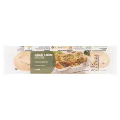 ASDA Garlic & Herb Baguette 210g