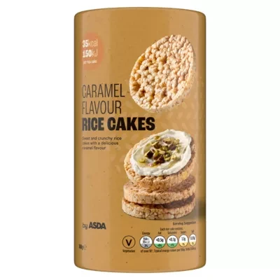 ASDA Caramel Flavour Rice Cakes 140g