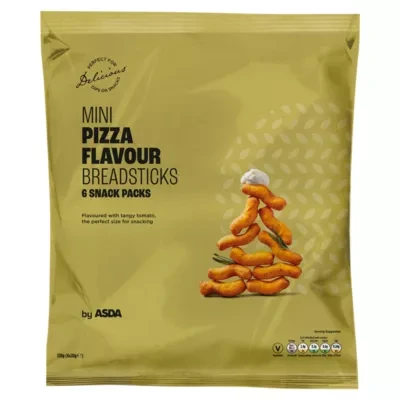 ASDA Mini Pizza Flavour Breadsticks 6 x 20g (120g)