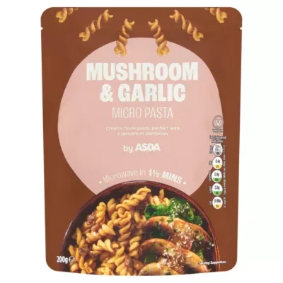ASDA Mushroom & Garlic Micro Pasta 200g