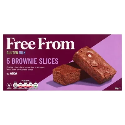 ASDA Free From Free From by  5 Brownie Slices 148g