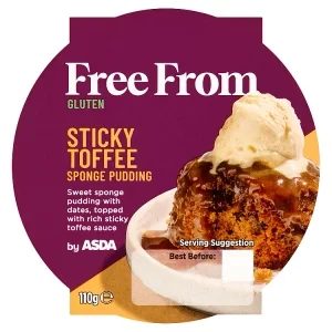 ASDA Free From Free From by  Sticky Toffee Sponge Pudding 110g