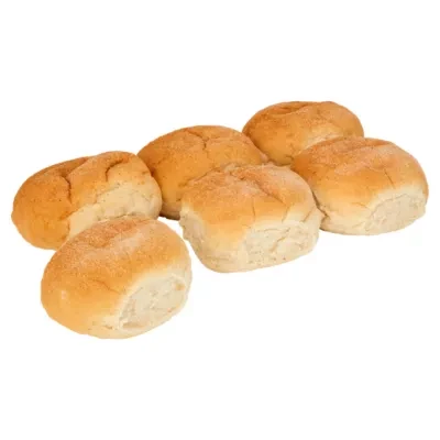 The BAKERY at ASDA The Bakery 6 Large White Scotch Rolls