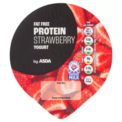 ASDA Fat Free Protein Strawberry Yogurt 200g