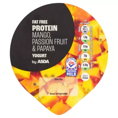 ASDA Fat Free Protein Mango, Passion Fruit & Papaya Yogurt 200g