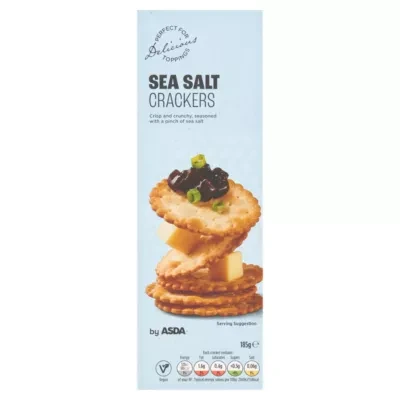 ASDA SEA SALT CRACKERS by ASDA 185g