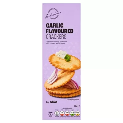 ASDA Garlic Flavoured Crackers 185g
